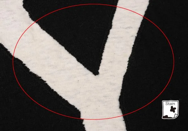 Yohji Yamamoto NOIR BLACK and BLACK Logo Cutting T Shirt K-145732_006