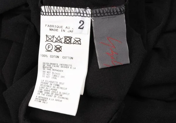 Yohji Yamamoto NOIR Cotton T Shirt K-145738_011