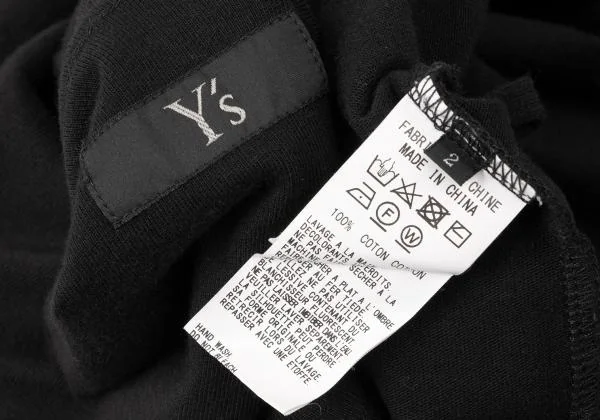 Y's×NEW ERA Point Logo Embroidery Sweatshirts Tunic K-145758_016