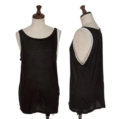Y's Cotton Piping Switching Tank Top