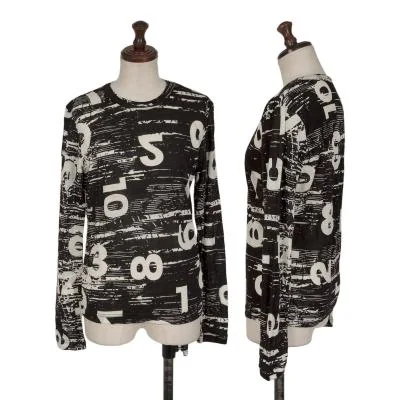 Y's Wool Number Printed Top