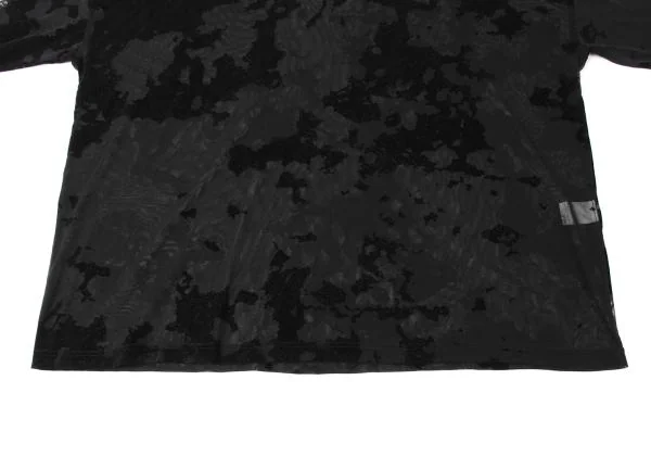 Y's Poly Flocked Print See-through T shirt K-145814_007
