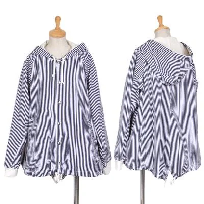COMME des GARCONS GIRL Striped Hood Jacket