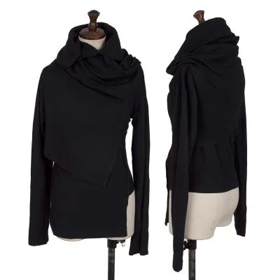 COMME des GARCONS Wool Layered Drape Design Top