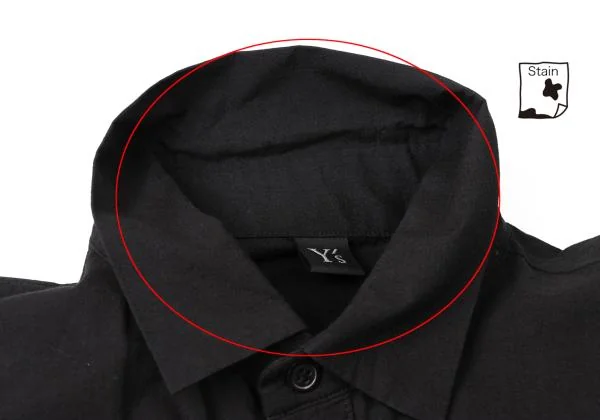 Y's Sleeve Drawstring Pocket Design Short Sleeve Shirt K-145906_005