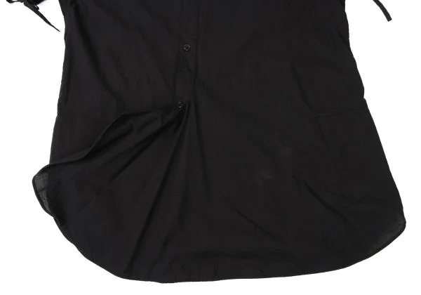 Y's Sleeve Drawstring Pocket Design Short Sleeve Shirt K-145906_013