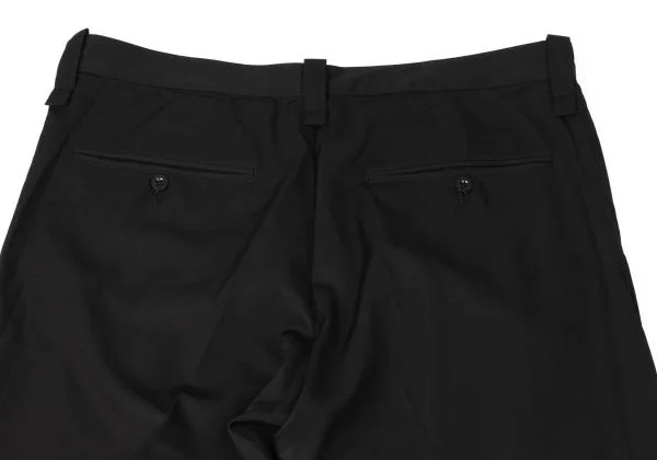 Y's Wool Gabardine Wide Pants K-145922_011