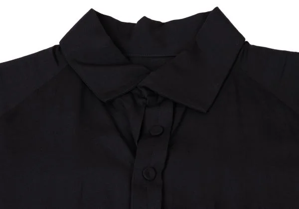 Y's Flat Collar Flare Short Sleeve Shirt Dress K-145929_004