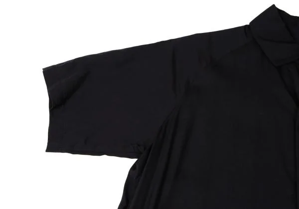 Y's Flat Collar Flare Short Sleeve Shirt Dress K-145929_006