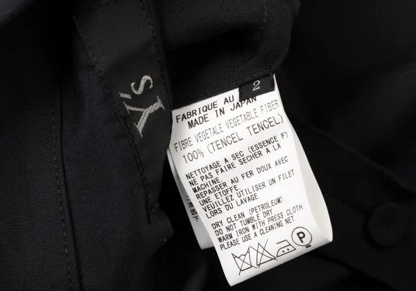 Y's Flat Collar Flare Short Sleeve Shirt Dress K-145929_017