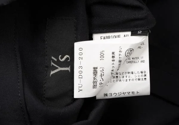 Y's Flat Collar Flare Short Sleeve Shirt Dress K-145929_018