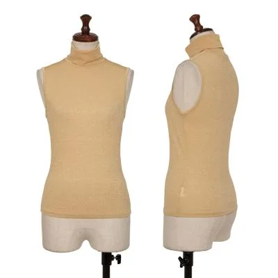 DOLCE&GABBANA Lame Turtle Neck Sleeveless Top