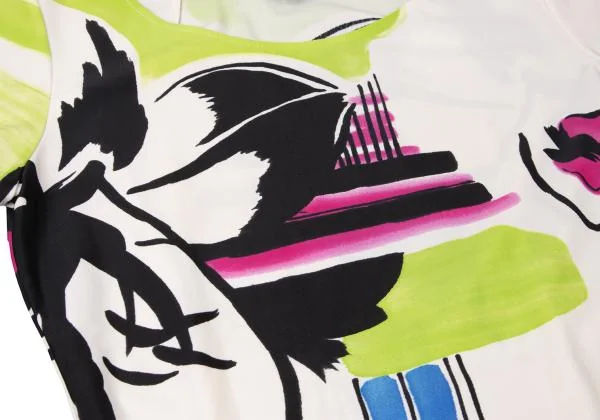 VERSACE JEANS COUTURE Graphic Printed Nylon Stretch T shirt K-145944_009