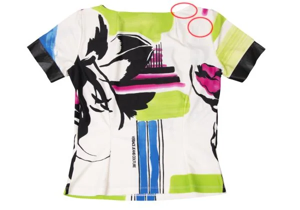 VERSACE JEANS COUTURE Graphic Printed Nylon Stretch T shirt K-145944_012