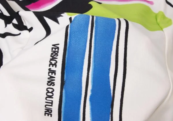 VERSACE JEANS COUTURE Graphic Printed Nylon Stretch T shirt K-145944_015