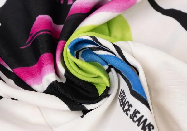 VERSACE JEANS COUTURE Graphic Printed Nylon Stretch T shirt K-145944_016