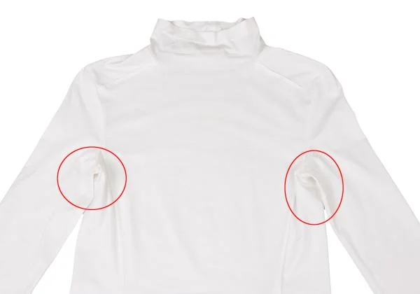 ジルサンダーJIL SANDER コットンハイネックカットソー 白S K-145947_003