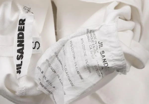 ジルサンダーJIL SANDER コットンハイネックカットソー 白S K-145947_018
