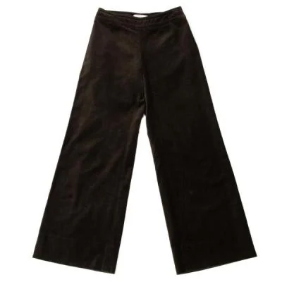 Max Mara Side Zip Velvet Pants