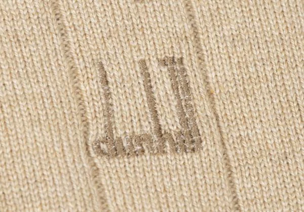 ダンヒルdunhill カシミヤ混紡Vネックニットセーター ベージュM K-145973_008
