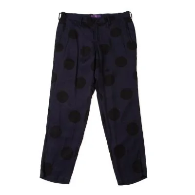 Y's Pink Dot Printed Rayon Tapered Pants