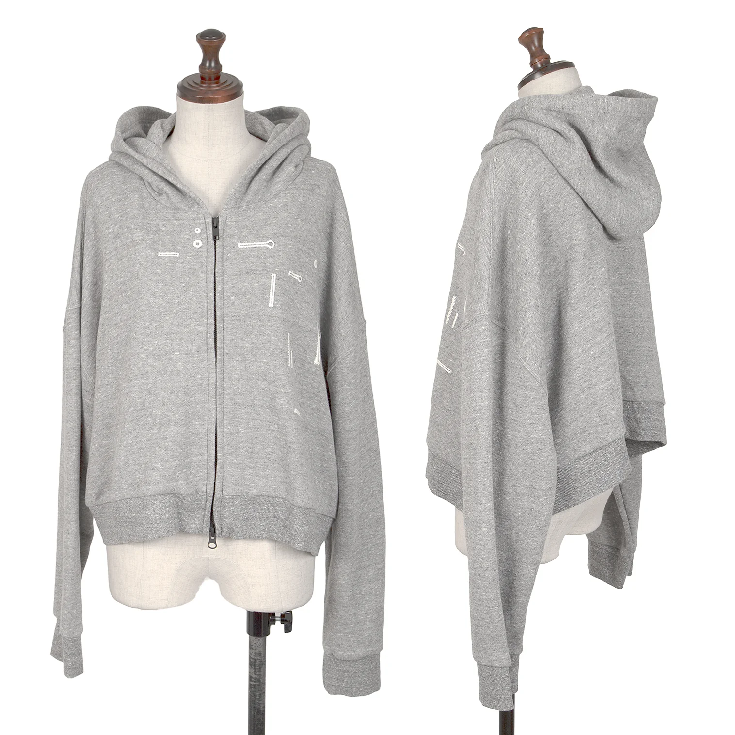 UN3D. SIDE PARTS DETAIL HOODIE 36新品 ART NOUVEAU ZIPUP HOODIE (PINK) - WKNDRS | 60% - Asian