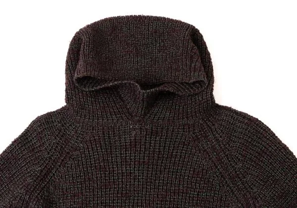  Y's Wool Poly Hooded Knit Sweater K-146001_003