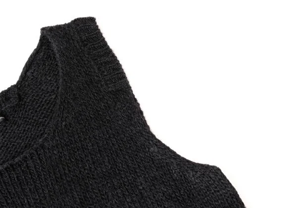 Y's Alpaca Acrylic Sleeveless Knit Tunic K-146011_005