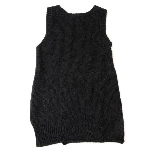 Y's Alpaca Acrylic Sleeveless Knit Tunic K-146011_008