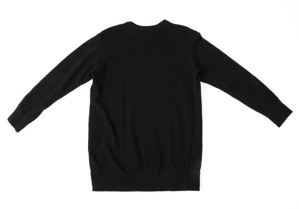 Y's Wool Nylon Crew Neck Knit Sweater K-146012_008
