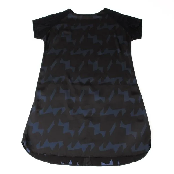 Y's Geometric Printed Switching Dress K-146013_008