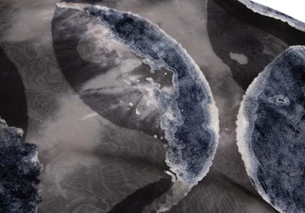 Y's Flocked Moon Print Sleeveless Dress K-146018_007