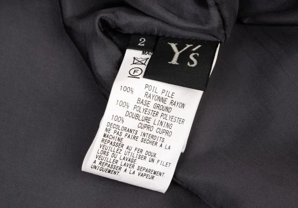 Y's Flocked Moon Print Sleeveless Dress K-146018_015