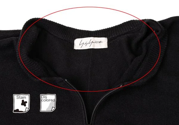 Yohji Yamamoto FEMME Dolman Drivers Short Sleeve Knit K-146030_006