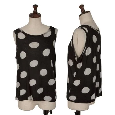 Yohji Yamamoto NOIR Dot Design Tank Top