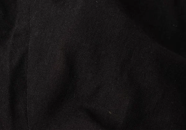 ヨウジヤマモト ノアールYohji Yamamoto NOIR レーヨンリネンストレートパンツ 黒3 K-146038_016