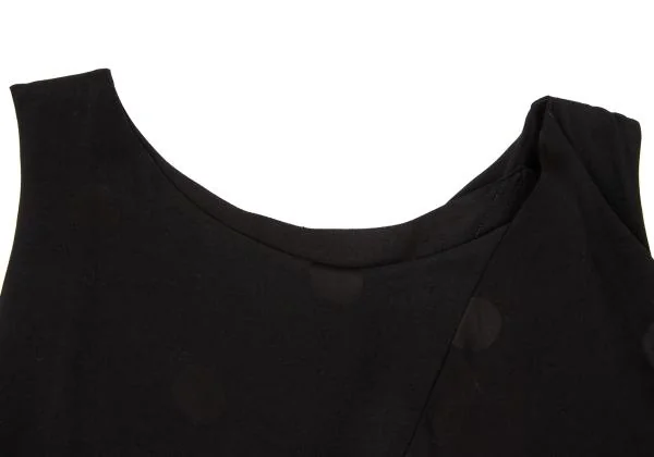 Yohji Yamamoto NOIR Shadow Dot Sleeveless Dress K-146042_006