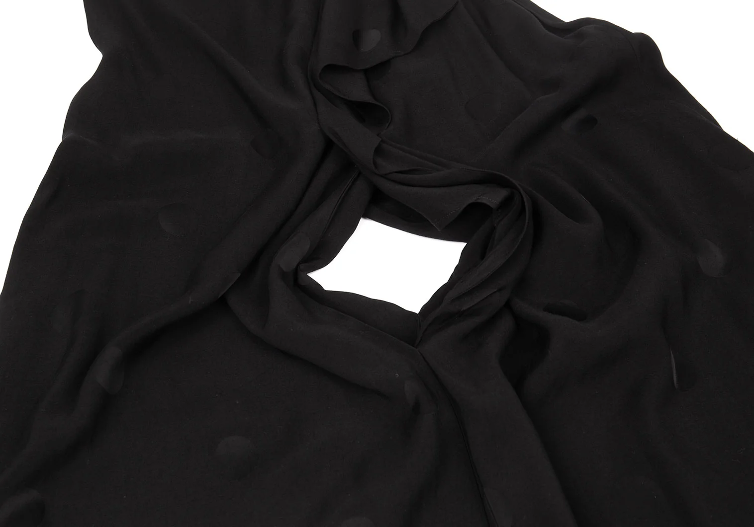小物 YOHJI YAMAMOTO +NOIR - dot silk scarf YOHJI YAMAMOTO +NOIR - dot silk scarf