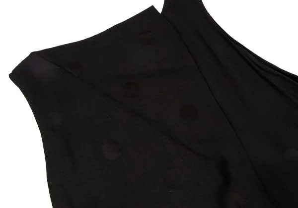 Yohji Yamamoto NOIR Shadow Dot Sleeveless Dress K-146042_014