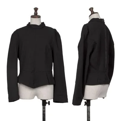 COMME des GARCONS Wool Back Zipper Top