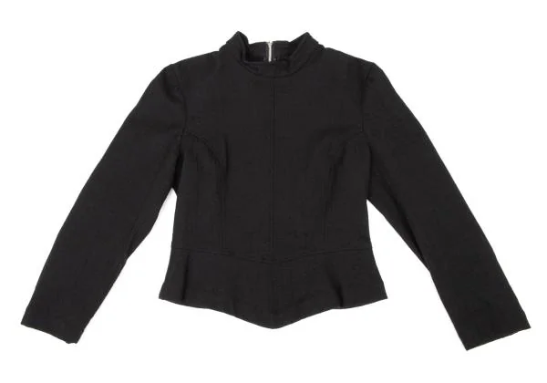 COMME des GARCONS Wool Back Zipper Top K-146057_002