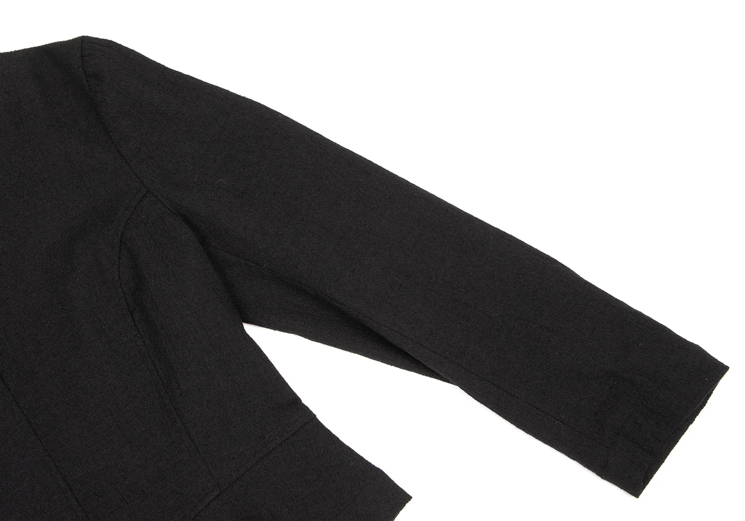 コムデギャルソンCOMME des GARCONS ウールナイロンバックジップトップス 黒S 【レディース】 コムコム コムデギャルソンCOMME des GARCONS ナイロンドット