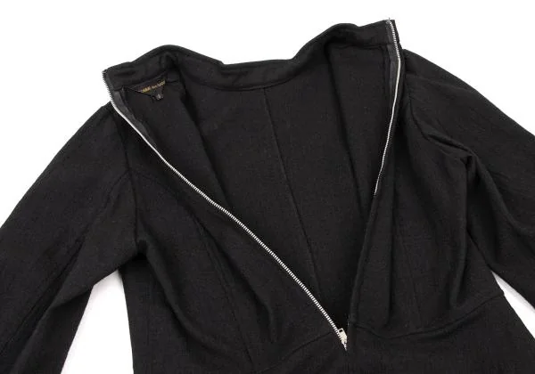 COMME des GARCONS Wool Back Zipper Top K-146057_010
