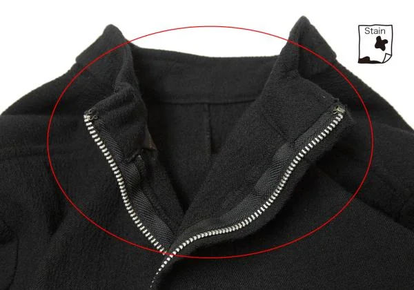 COMME des GARCONS Wool Back Zipper Top K-146057_011