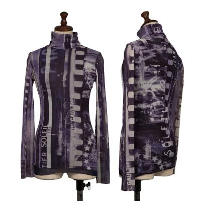Jean Paul GAULTIER SOLEIL Cyber Printed Mesh T Shirt