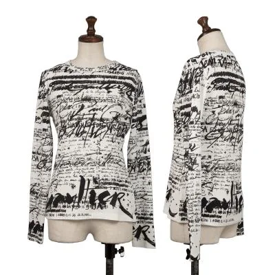 Jean Paul GAULTIER FEMME Lettering Printed Stretch T Shirt