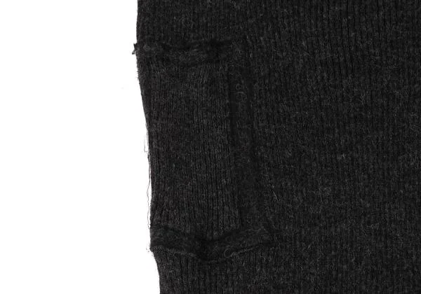 Jean Paul GAULTIER FEMME Pocket Design Rib Knit Wrap Skirt K-146096_005
