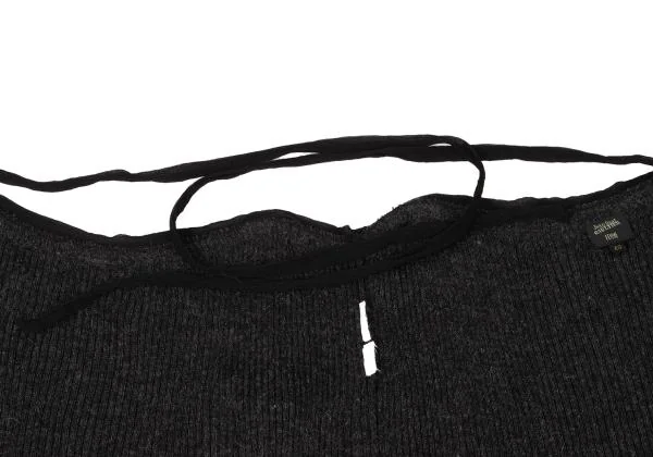 Jean Paul GAULTIER FEMME Pocket Design Rib Knit Wrap Skirt K-146096_010