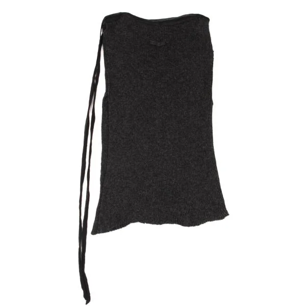 Jean Paul GAULTIER FEMME Pocket Design Rib Knit Wrap Skirt K-146096_011