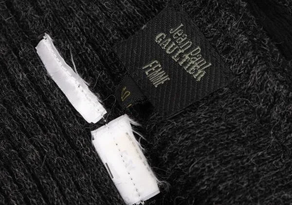 Jean Paul GAULTIER FEMME Pocket Design Rib Knit Wrap Skirt K-146096_015